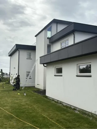 Fasadevask utført av Washpoint i Vestfold